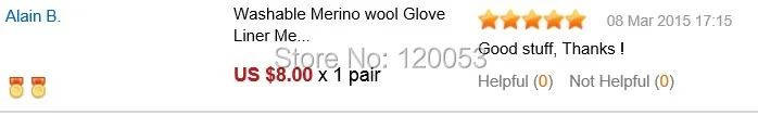 MERINO GLOVES COMMENTS 1