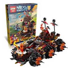 LEPIN 14018 Nexus Knights Siege Machine Model building kits compatible with lego city 3D blocks Educational children toys