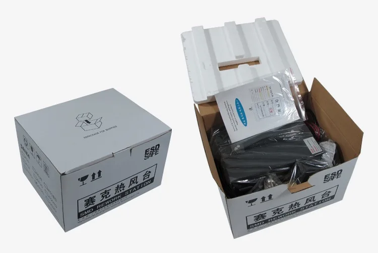 Паяльная станция Saike 909D 220 В 110 700 Вт с паяльником и источником питания постоянного