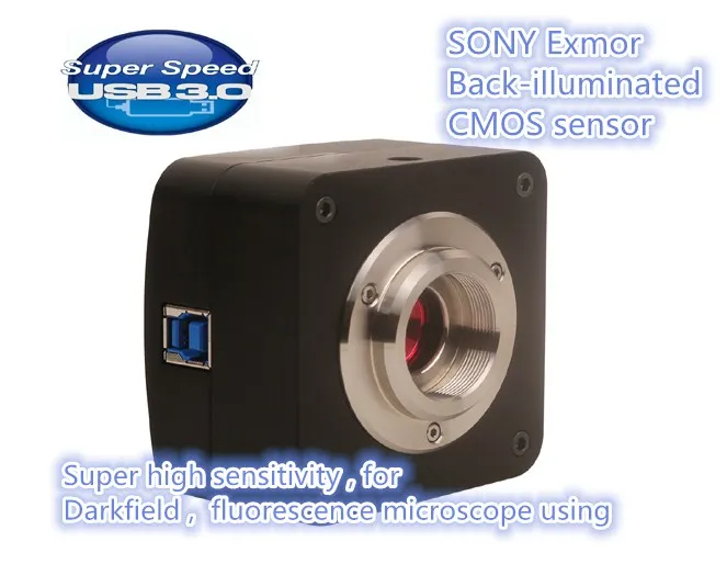 

Scientific High Sensitivity 88fps So-ny Sensor 5Mp USB3.0 Dark field fluorescence microscope digital camera