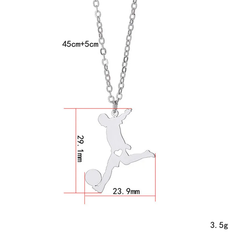 Wholesale-Trendy-Necklace-Stainless-Steel-Football-Heart-Pendant-Necklace-Fashion-Sport-Jewellery-Gift-12pcs-lot