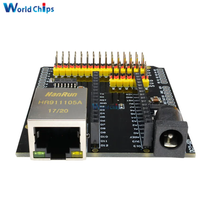 Плата расширения модуля ENC28J60 Ethernet V2.0 2 0 CH340G NANO V3.0 MEGA для Duemilanove Leonardo Arduino UNO R3