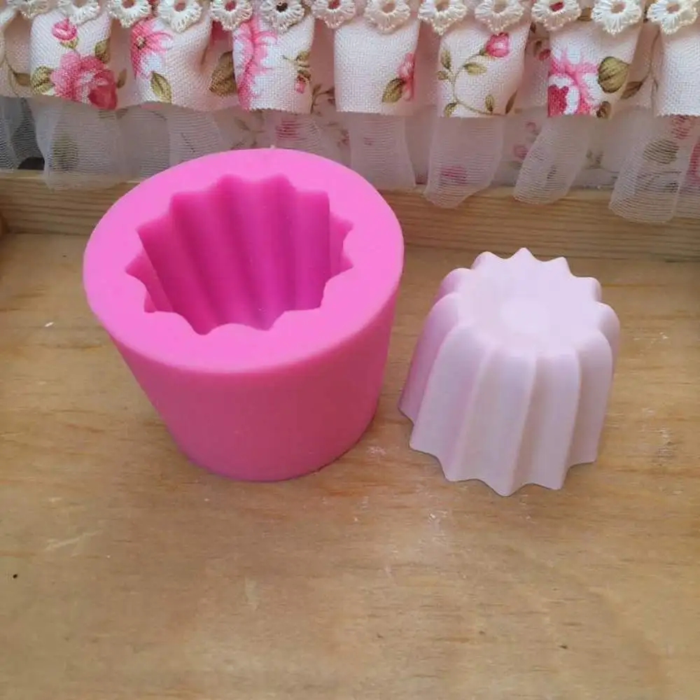 

BK1140 Concrete Planter Cactus Cement Silicone Mold DIY Clay Craft Flower Pot Mold Silicone Ceramic Plaster Vase Mould