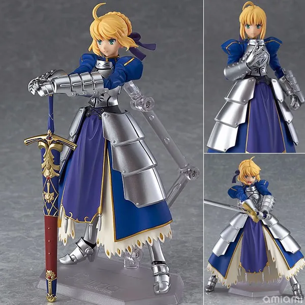 Игрушка мечты аниме Fate stay night Figma227 Ubw Zero Saber Knight Girl Arthur ПВХ фигурка коллекция игрушек куклы 15 см