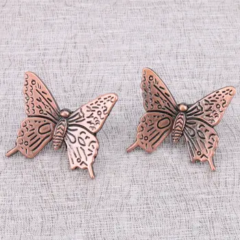 

Antique Bronze Butterfly Cabinet Knob Kitchen Handle Drawer Pull Vintage handle pull for furniture drawers cupboard doors