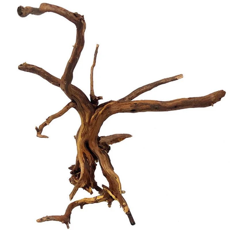 1PC Aquarium Tree Trunk Driftwood Fish Tank Reptile Plant Stump Ornament Landscap Decor Decoration Ornaments