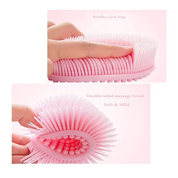 Multi-Use Soft Silicone Massage Cleaning Brush Baby Shower Bath Shampoo Relaxation Scalp Comb