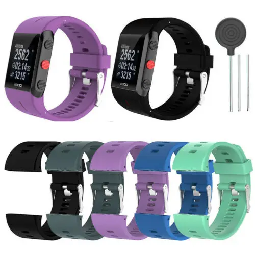 

High Quality Replacement Silicone Wrist Band Strap for Polar V800 GPS Sports Watch + Tool Smart watch Strap for Men Women Black