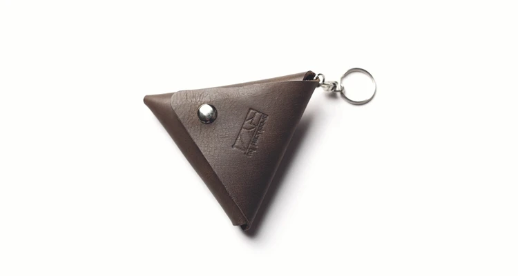 mini folding leather coin purse