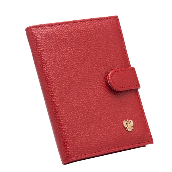 Модный чехол для паспорта, бизнес-держатель для карт, для удостоверений личности, Ретро стиль, российские водительские права, обложки для паспорта, кошельки, чехол - Цвет: red