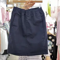 Корейская Ulzzang Женская Лоскутная однотонная мини-юбка 2019 новая весенняя Высокая талия Женская юбка-трапеция Универсальные женские