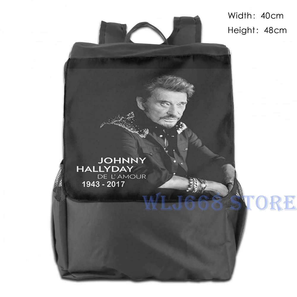 Забавные графические сумки с принтом через плечо для женщин, Джони Hallyday Limitied Edition рюкзак на одно плечо для путешествий для мужчин, спортивная сумка - Цвет: One Size