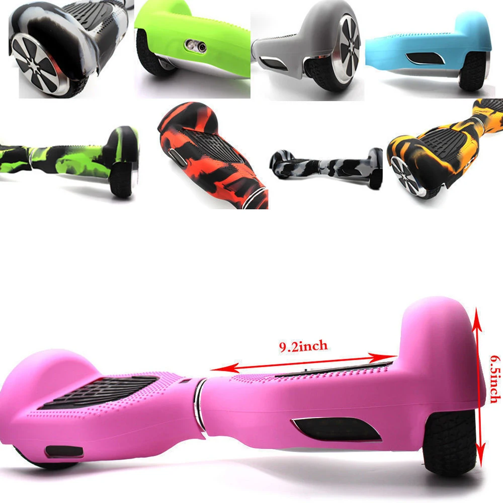 

Rubber Guard Protection for Hoverboard Silicone Case Cover Shell for 6.5 Inches 2 Wheels Self Balancing Electric Scooter Board