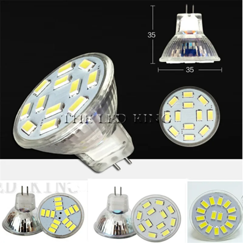 12 V AC/DC 5730 MR11 bombilla светодиодный 5W 7W светодиодный GU4 luz de la лампа para la лампа de cristal mr11 luces лампа