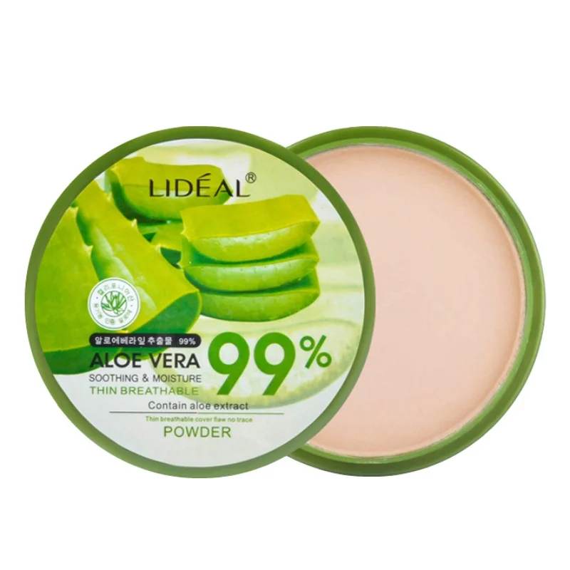 Special Price of  Natural Face Aloe Vera Moisturizing Smooth Foundation Concealer Pores Cover Whitening Brighten Pres