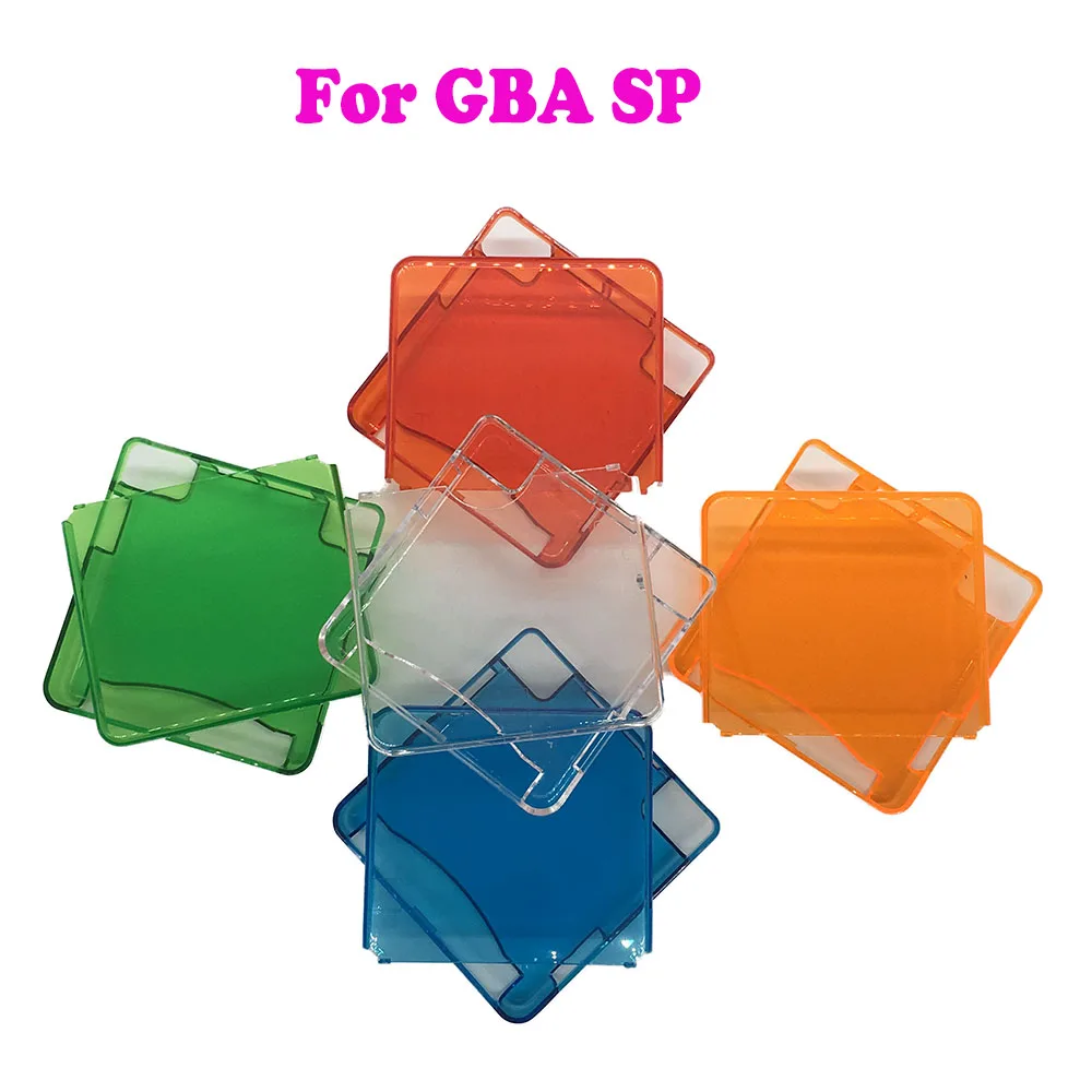 Прозрачный защитный чехол для Gameboy Advance SP игровой консоли GBA SP|housing cover|housing shellhousing