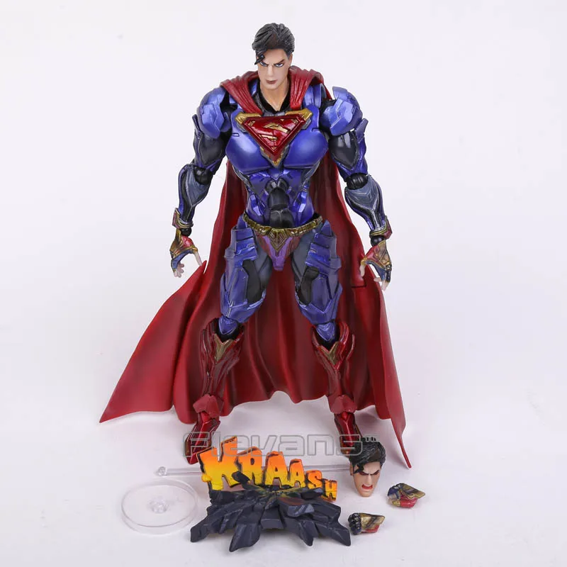  Play Arts KAI DC COMICS NO.6 SUPERMAN PVC Action Figure Collectible Model Toy 26cm