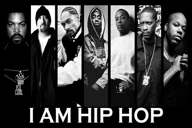 Diy frame i am hop rap ice cube 7 in 1 black and white photo Diy frame i am hop rap ice cube 7 in 1 black and white photo