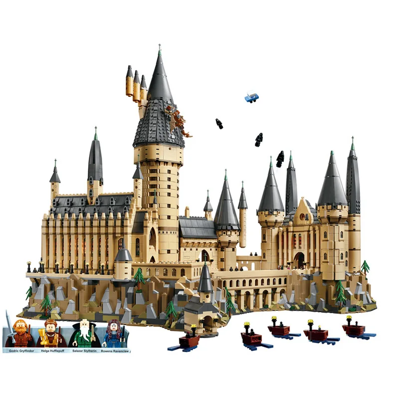 

DHL New Harry Potter Magic Hogwarts Castle Compatible Legoing Harry Potter 71043 Building Blocks Bricks Kids Christmas DIY Toys