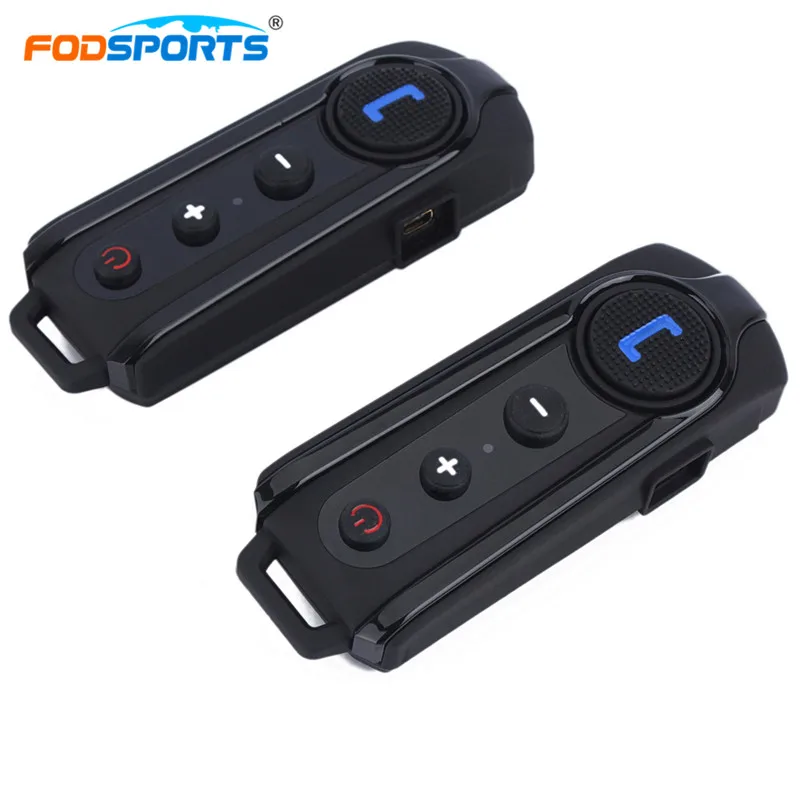 2 pcs Fodsports BT S1 Intercom Helmet font b Headsets b font font b Motorcycle b