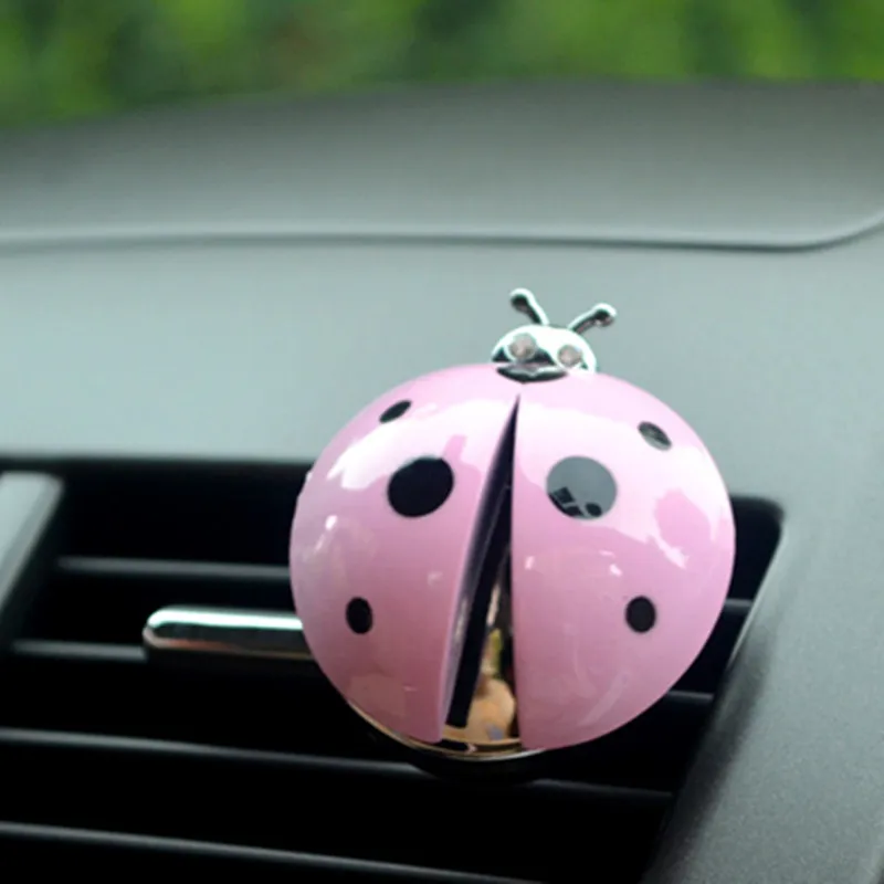

new arrival Car Air Conditioning Outlet Perfume Beetle Car Air Freshener Car Perfume Automotive Interior Ladybug Styling