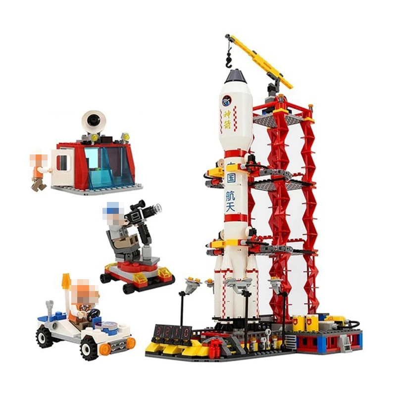 Ceny GUDI Spaceport statek kosmiczny Shuttle klocki klocki zabawki edukacyjne dla dzieci Brinquedos kompatybilny Legoing Technic City