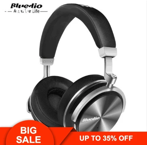 

Genuine Bluedio T4 Headphone Bluetooth Headphones Wireless/Wire Earphone Portable Microphone Bluetooth Music Headset