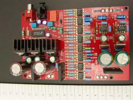 LITE аудио DAC-AH D/A конвертер, процессор, TDA1543 x8