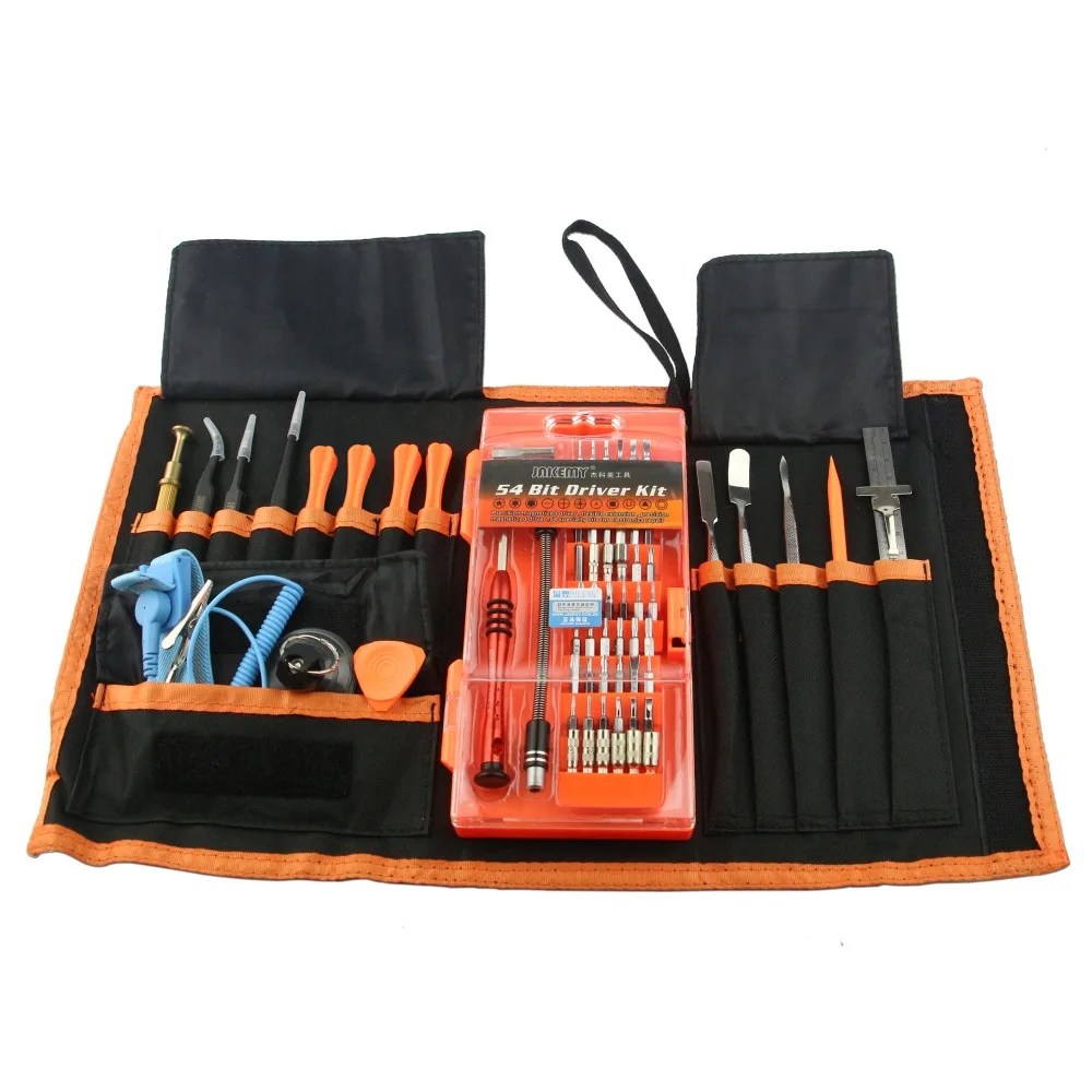 JAKEMY JM-P01 74 in 1 Electronic Precision Screwdriver Set Hand Tool Box for iPhone PC Repair Tools Maintenance Bag JAKEMY JM-P01 74 in 1 Electronic Precision Screwdriver Set Hand Tool Box for iPhone PC Repair Tools Maintenance Bag