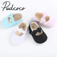 Helen115/милые тканевые туфли с бантиком для маленьких девочек обувь для кроватки с мягкой подошвой для детей от 0 до 18 месяцев