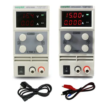 

KPS1505D/DF Adjustable High Precision Double LED Display Switch DC Power Supply 15V5A Laptop Phone Repair lab Test Power Supply