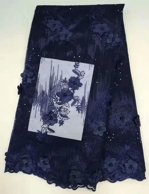 

2018 High quality african french net lace fabric Embroidered African Guipure French Lace Fabric for party dresses BE46