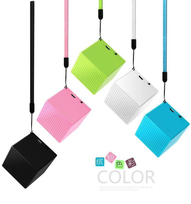 

2019 Mini Portable Wireless USB Bluetooth Speaker Column Loudspeaker Vibrating Speakers Music Bluetooth Player Receiver