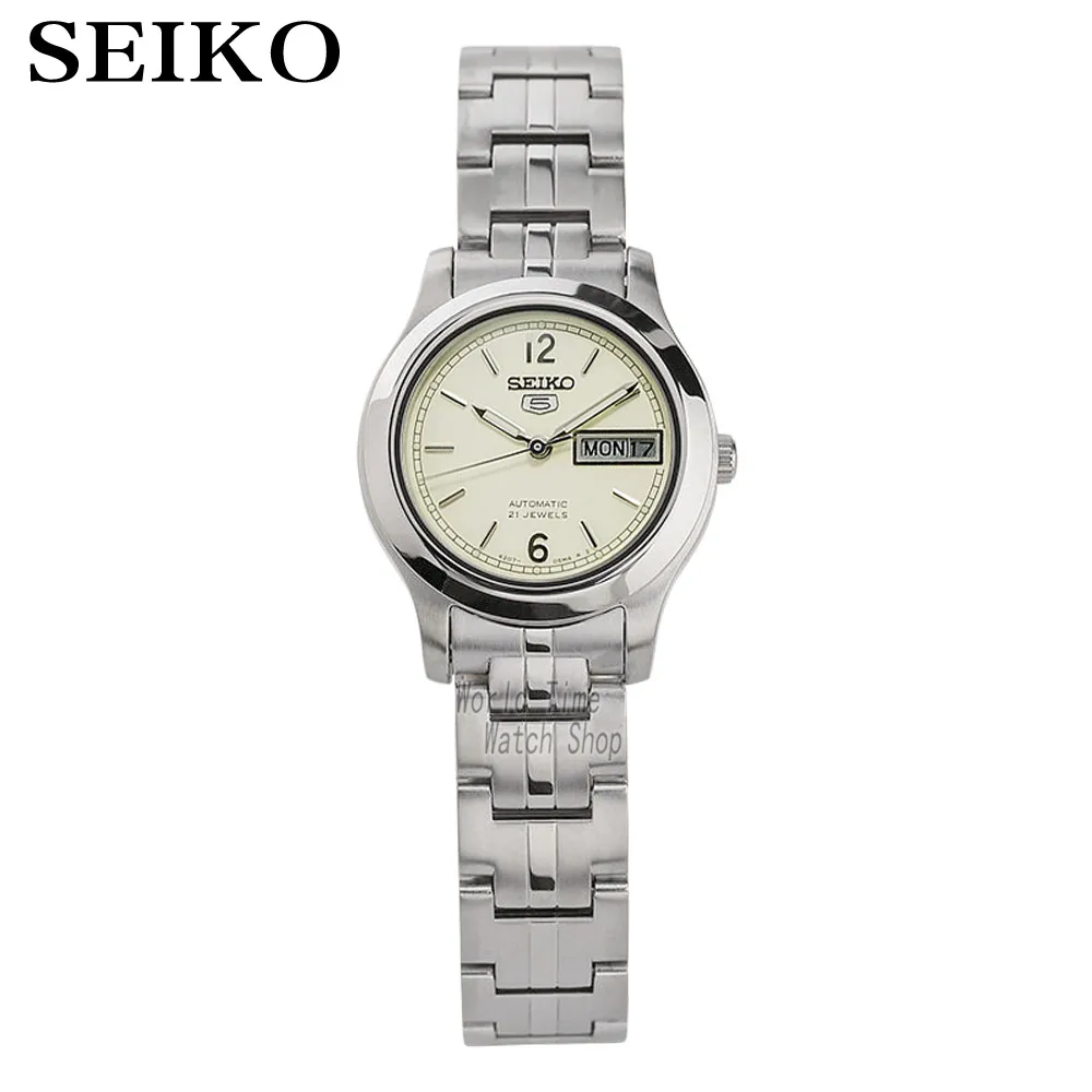 Seiko, женские часы, 5 автоматических часов, женские, Топ бренд, Роскошные, водонепроницаемые, подарки, часы, часы, reloj mujer montre femmeSYMD87 - Цвет: SYMD97K1-A
