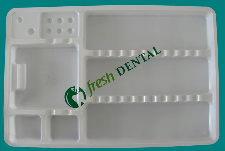 500 шт зубной лоток одноразовый потребительский Пластиковые Лотки Лоток segregated размещенные стоматологические инструменты приборы Autoclavable SL408