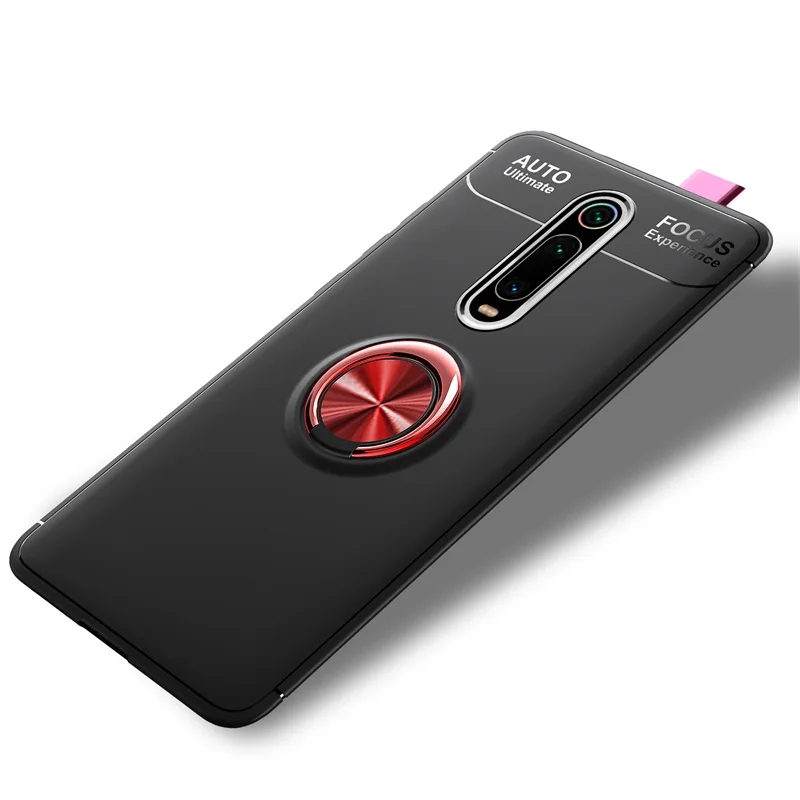 Чехол Xiao mi Red mi K20 Pro, роскошный мягкий силиконовый чехол на заднюю панель, защитный чехол для Xiaomi mi 9T Pro mi 9, чехол - Цвет: red black