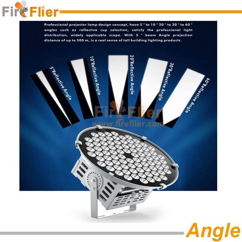 high mast led flood light beam angle
