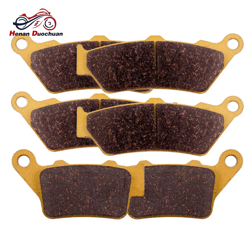 

3pair Motorcycle Front Rear Brake Pads Disk For BMW F 700 GS F 800 GS (30 Years GS) Triple Black Trophy 08-13