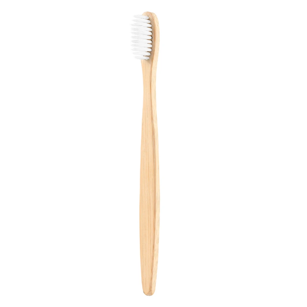 Горячая Распродажа абсолютно новая и высококачественная зубная щетка из натурального бамбука плоская бамбуковая ручка Мягкая Щетина зубная щетка для взрослых TSLM2 - Цвет: 3