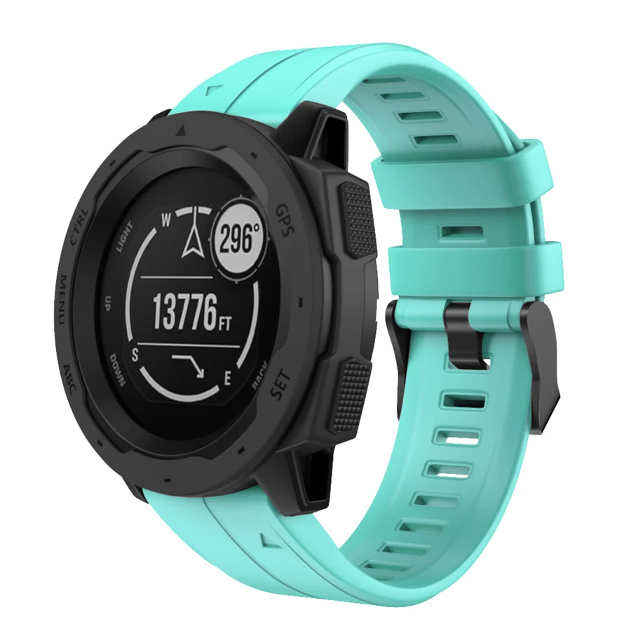 Силиконовый ремешок для часов JKER для Garmin Instinct Quick Release Sport Replacement Strap Easy Fit Watch для Fenix 5 5 Plus ремешок для часов