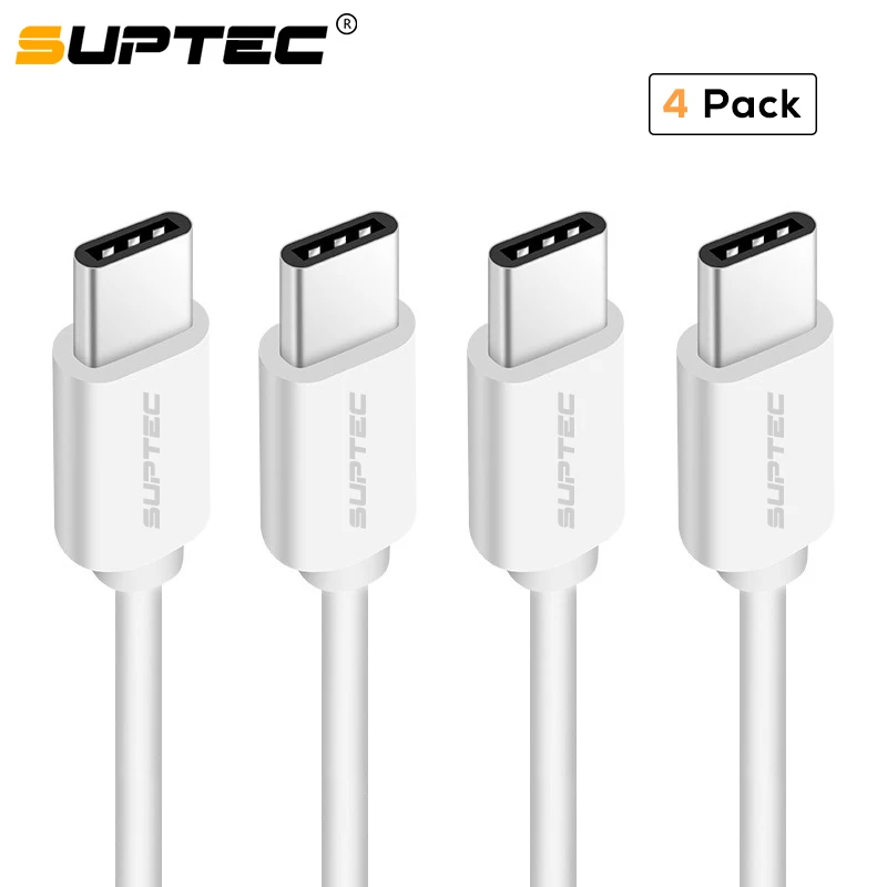 

Кабель зарядный SUPTEC, 4 шт./упаковка, USB Type-C, для Xiaomi Redmi Note 7