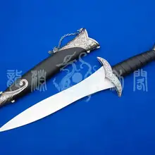 S4315 миниатюрный Властелин Колец Хоббит STING FRODO BILBO нищий меч W/Черная оболочка 19"