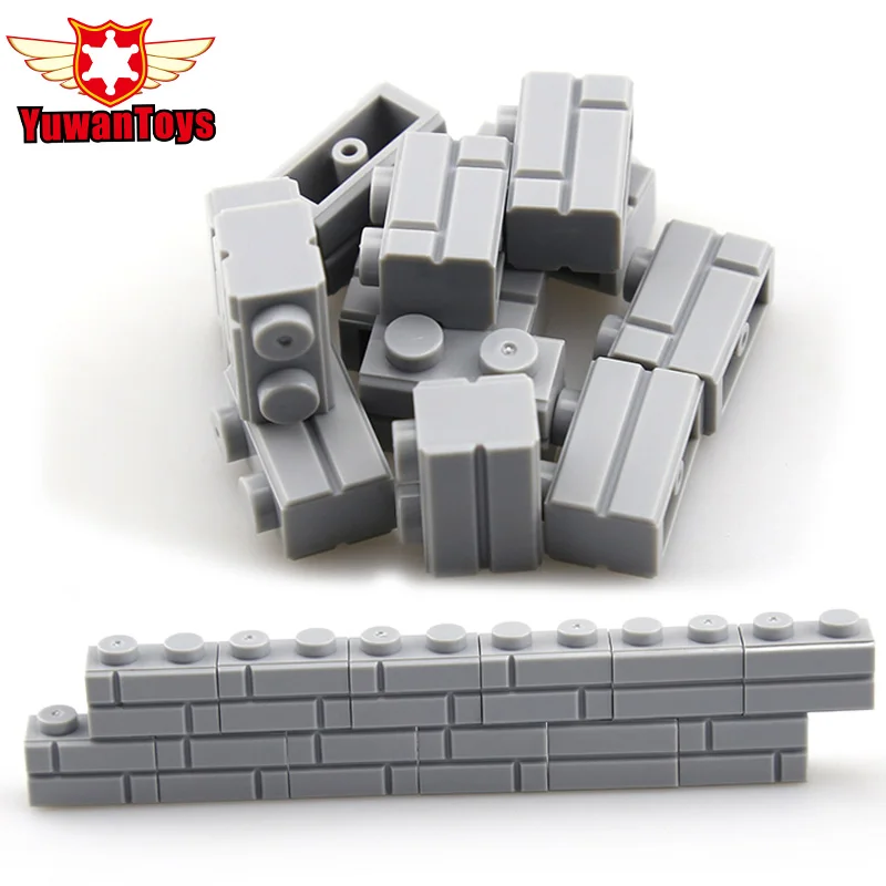 1 2 MOC City Friend Figures 50Pcs Building Blocks wall DIY Blocks Baseplate Small Bricks Base