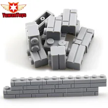 1 2 MOC City Friend Figures 50Pcs Building Blocks wall DIY Blocks Baseplate Small Bricks Base