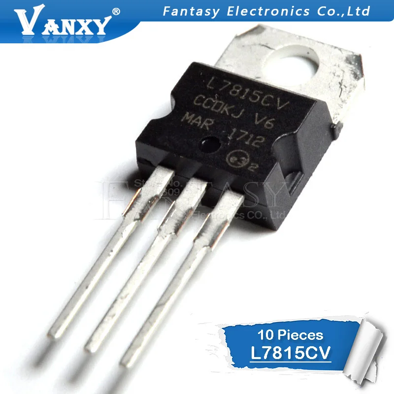 Новая и оригинальная интегральная схема L7815CV TO220 L7815 TO 220 7815 LM7815 MC7815 10 шт.| |