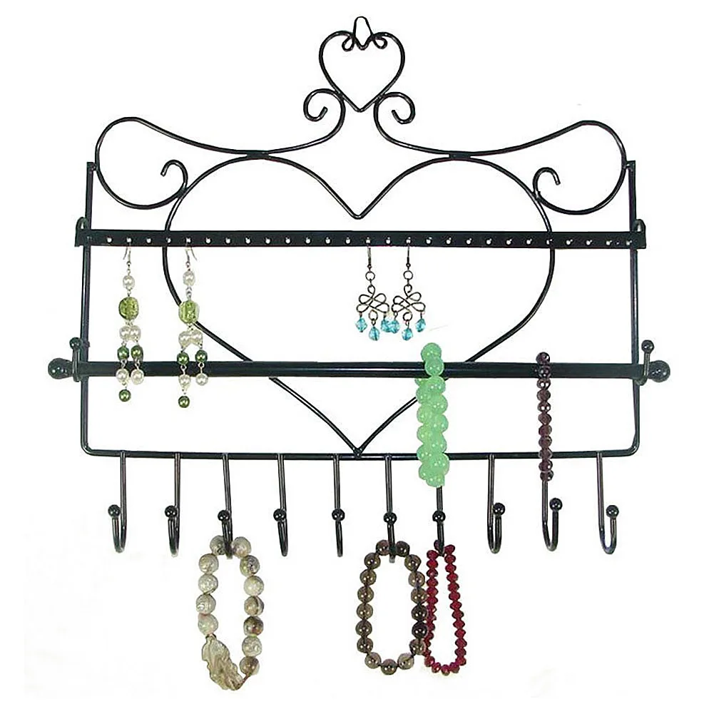 Jewelry Display Wrought Iron Wall Hhanging Hook Earring Rack Warrings