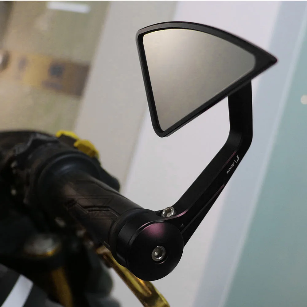 Пара 22 мм CNC алюминиевый Универсальный мотоцикл Ручка Бар Конец заднего вида боковые зеркала для Honda скутер Yamaha модифицированные аксессуары