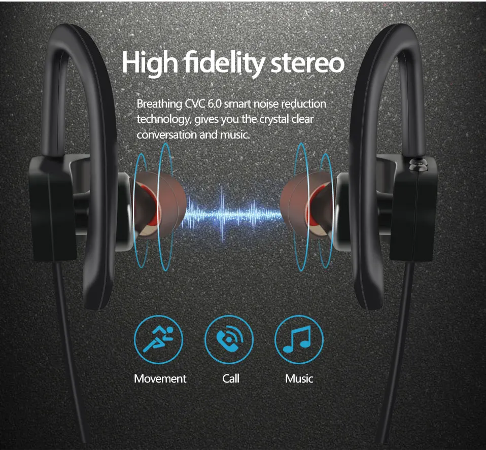 ALANGDUO Bluetooth Earphone wireless headphone G7 Plus English version headset earbuds with mic sports bluetooth earphones (6)