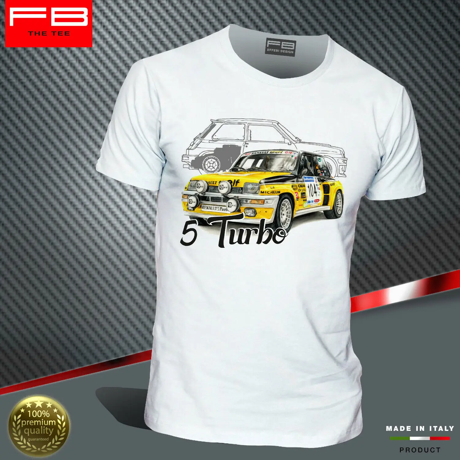 Забавная футболка Renault 5 Gt Turbo Alpine Ragnotti Team Rally Legend унисекс 2019|Футболки| |