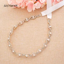 Хрустальные свадебные Ремни атласный пояс невесты свадьбное платье со стразами Пояс аксессуары для свадьбы свадебный ленточный пояс J217G